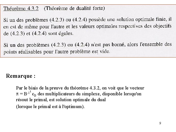 Remarque : Par le biais de la preuve du théorème 4. 3. 2, on