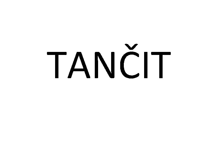 TANČIT 