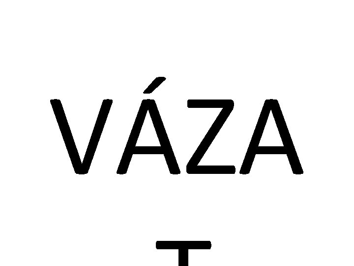 VÁZA 