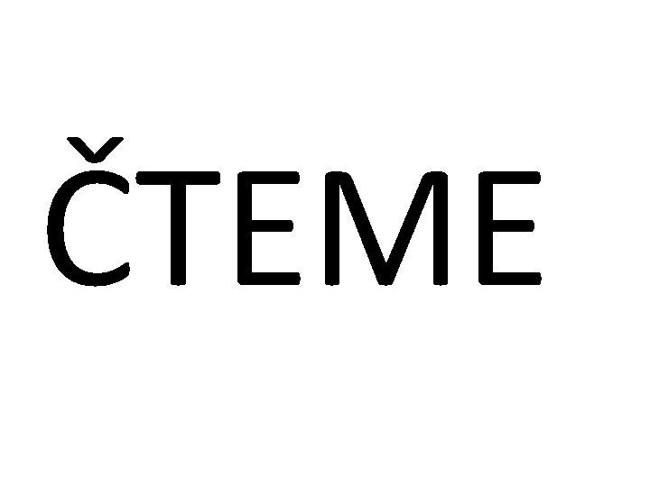 ČTEME 