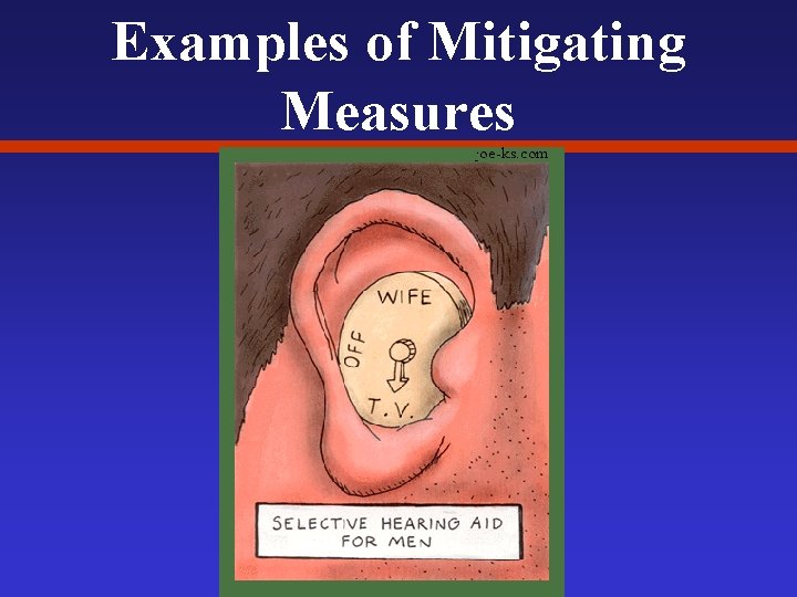 Examples of Mitigating Measures 