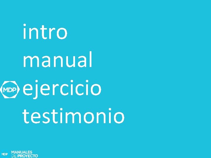 intro manual ejercicio testimonio 