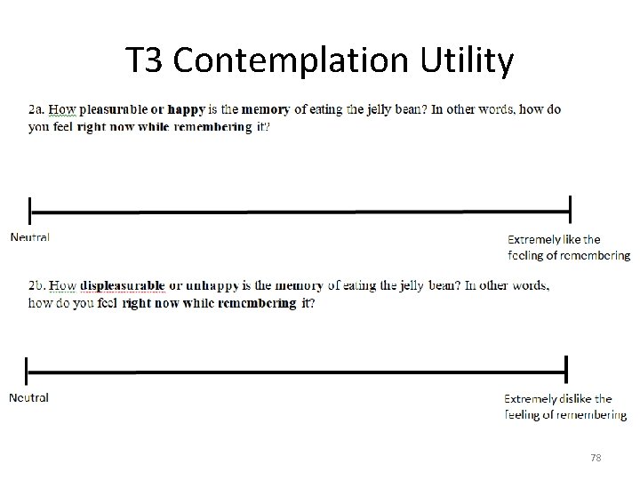 T 3 Contemplation Utility 78 
