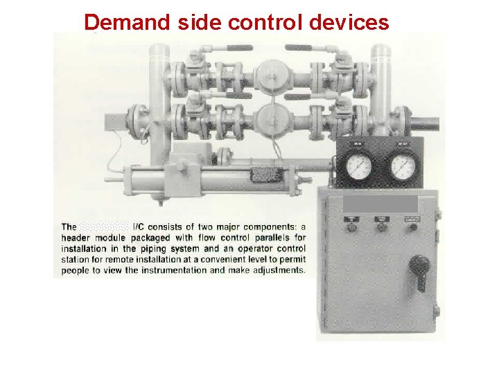 Demand side control devices 