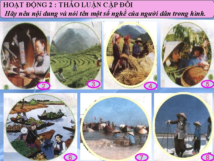 HOẠT ĐỘNG 2 : THẢO LUẬN CẶP ĐÔI Hãy nêu nội dung và nói