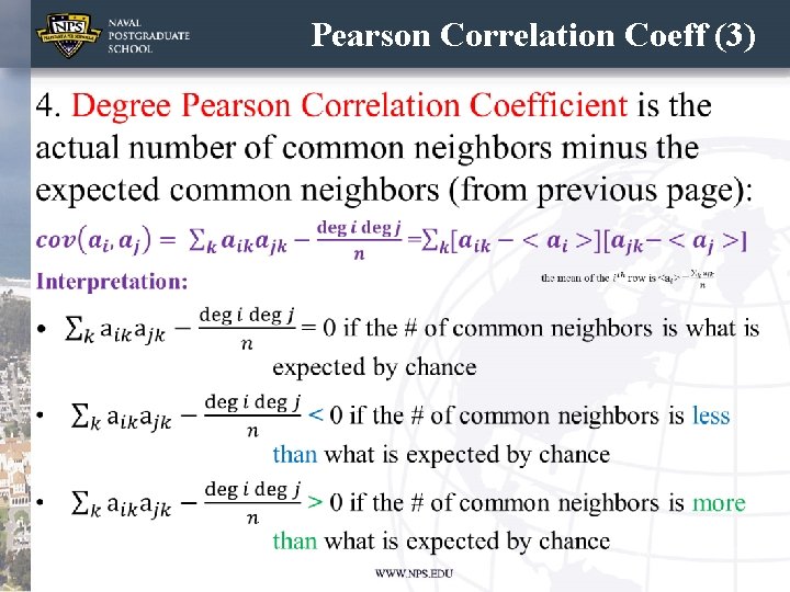 Pearson Correlation Coeff (3) • 