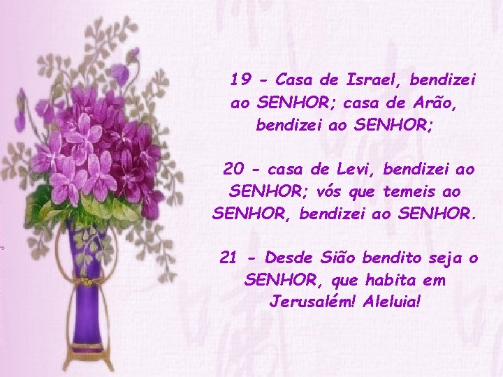 1 Aleluia Louvai o nome do SENHOR louvaio