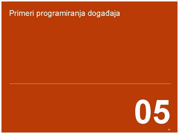 Primeri programiranja događaja 05 18 