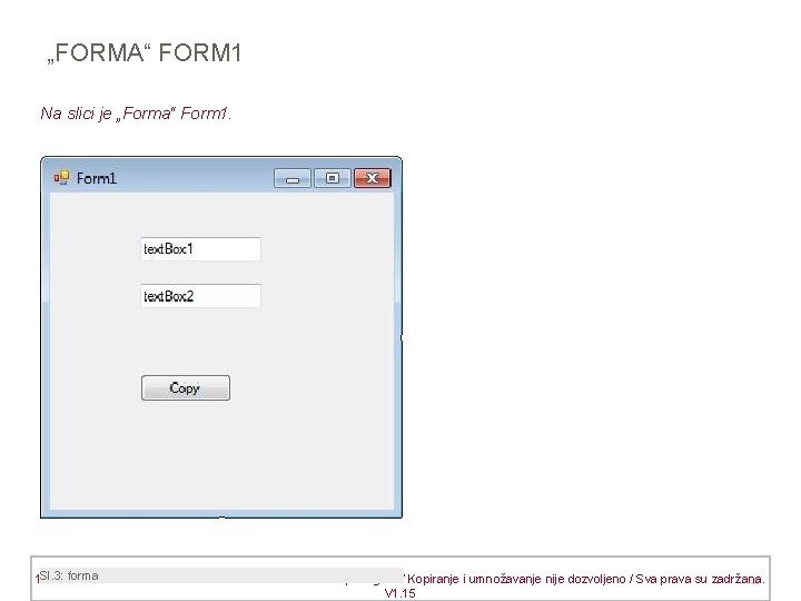  „FORMA“ FORM 1 Na slici je „Forma“ Form 1. Sl. 3: forma 19.