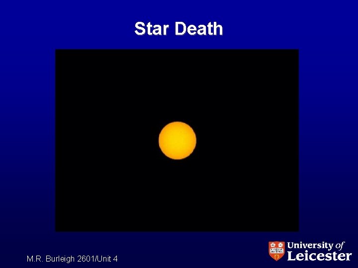 Star Death M. R. Burleigh 2601/Unit 4 