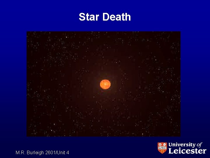 Star Death M. R. Burleigh 2601/Unit 4 