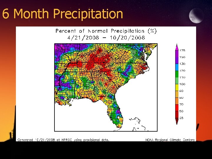 6 Month Precipitation 