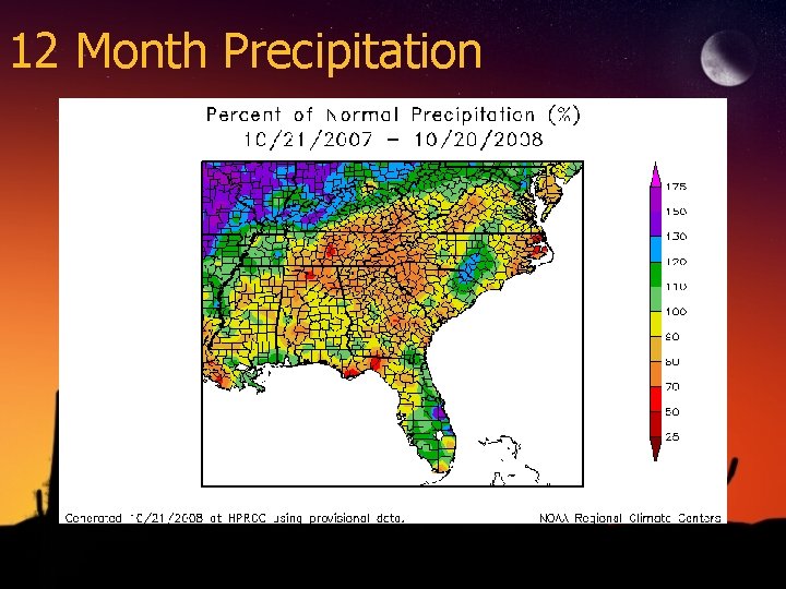 12 Month Precipitation 