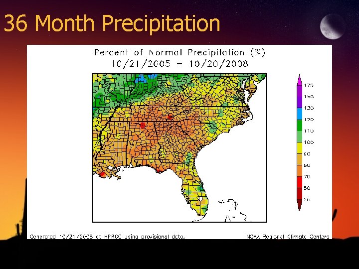 36 Month Precipitation 