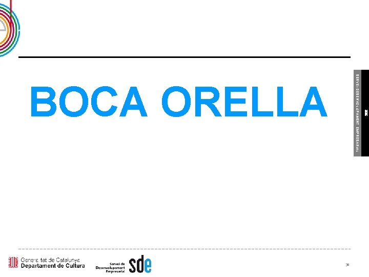 30 ICEC SERVEI DESENVOLUPAMENT EMPRESARIAL BOCA ORELLA 