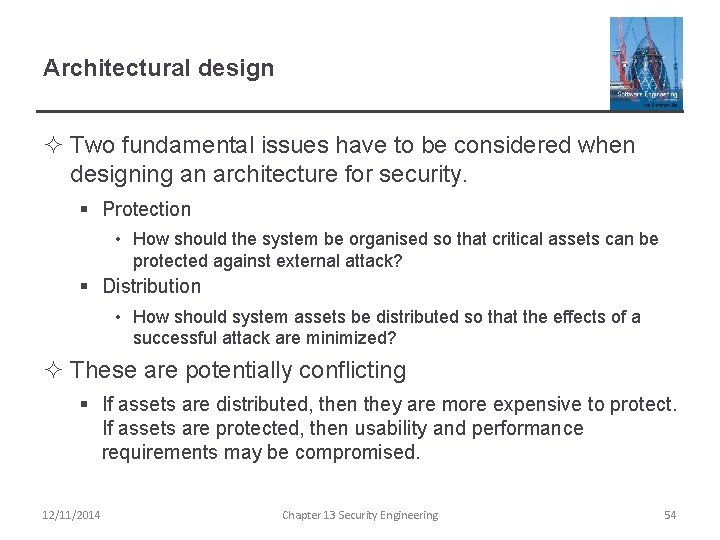 Chapter 13 Security Engineering 12112014 Chapter 13 Security