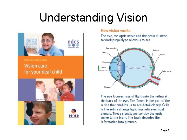 Understanding Vision Page 5 Understanding Vision Page 5