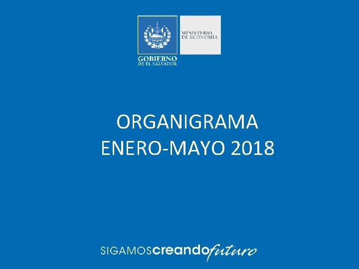 ORGANIGRAMA ENERO-MAYO 2018 