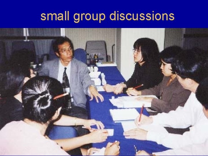 small group discussions 