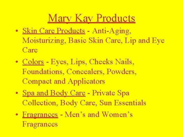 Mary Kay Products • Skin Care Products - Anti-Aging, Moisturizing, Basic Skin Care, Lip Mary Kay Products • Skin Care Products - Anti-Aging, Moisturizing, Basic Skin Care, Lip