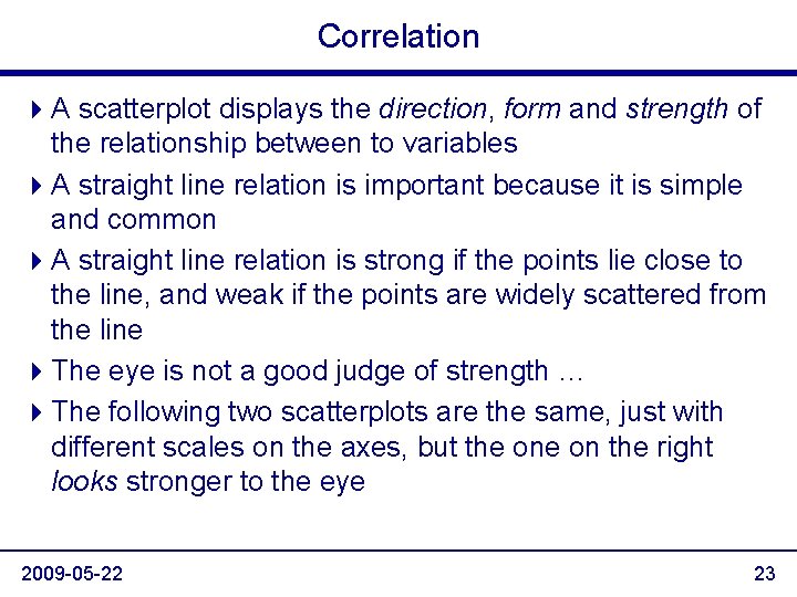 Describing Relationships Scatterplots and Correlation Ranking the states