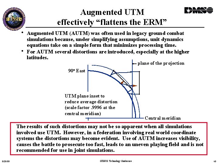 Augmented UTM effectively “flattens the ERM” • Augmented UTM (AUTM) was often used in
