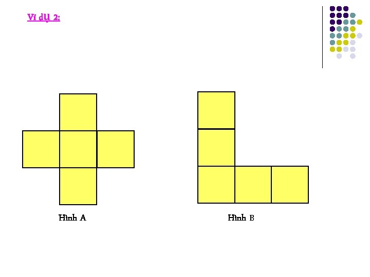 Ví dụ 2: Hình A Hình B 