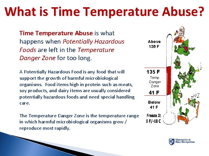 What is Time Temperature Abuse? Time Temperature Abuse is what happens when Potentially Hazardous