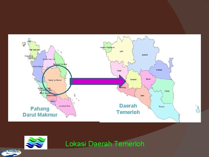 Pahang Darul Makmur Daerah Temerloh Lokasi Daerah Temerloh 