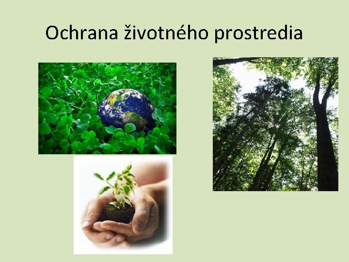 Ochrana životného prostredia 