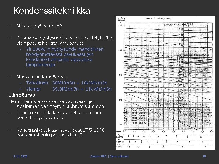 Kondenssitekniikka - Mikä on hyötysuhde? - Suomessa hyötysuhdelaskennassa käytetään alempaa, tehollista lämpöarvoa - Yli