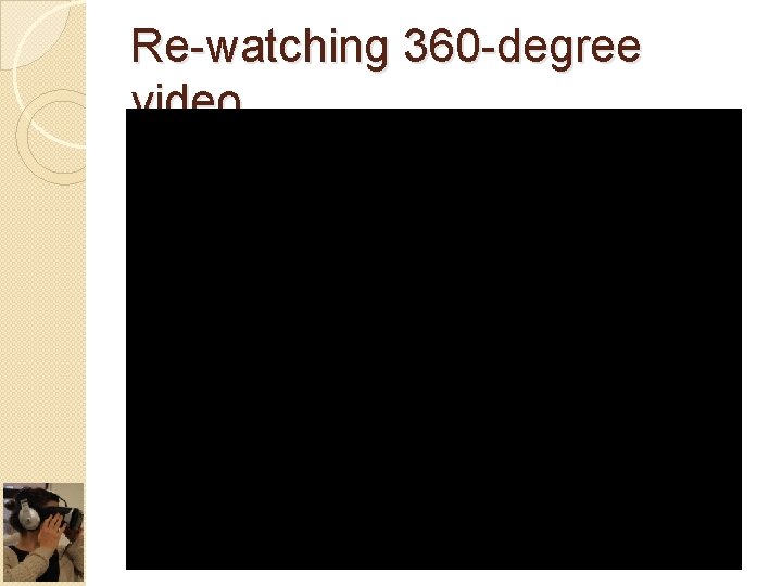 Re-watching 360 -degree video 