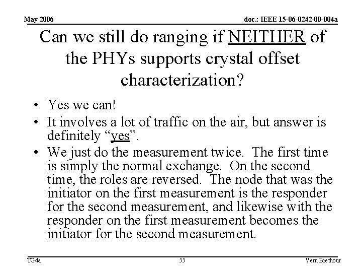 May 2006 doc. : IEEE 15 -06 -0242 -00 -004 a Can we still