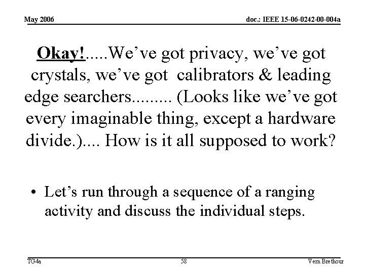 May 2006 doc. : IEEE 15 -06 -0242 -00 -004 a Okay!. . .