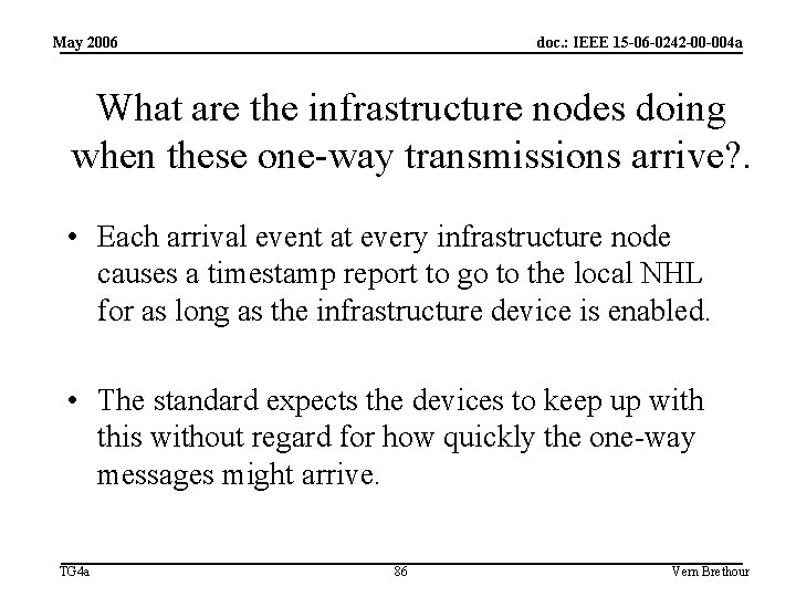 May 2006 doc. : IEEE 15 -06 -0242 -00 -004 a What are the