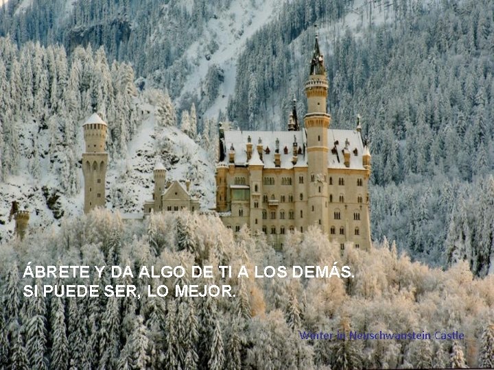 ÁBRETE Y DA ALGO DE TI A LOS DEMÁS. SI PUEDE SER, LO MEJOR.