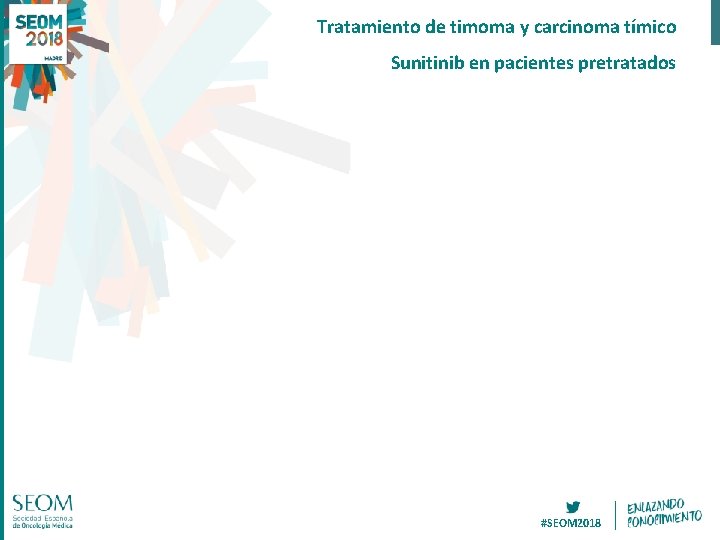 Tratamiento de timoma y carcinoma tímico Sunitinib en pacientes pretratados #SEOM 2018 TIMER 