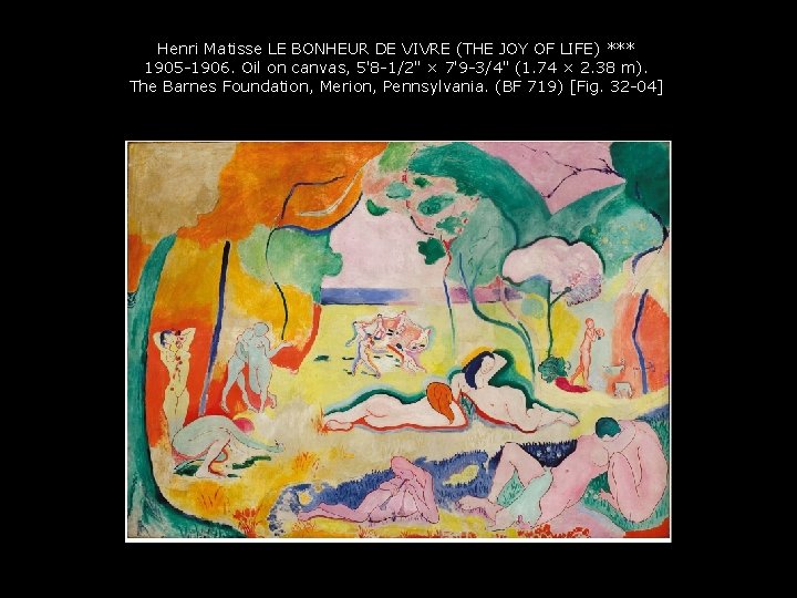 Henri Matisse LE BONHEUR DE VIVRE (THE JOY OF LIFE) *** 1905 -1906. Oil