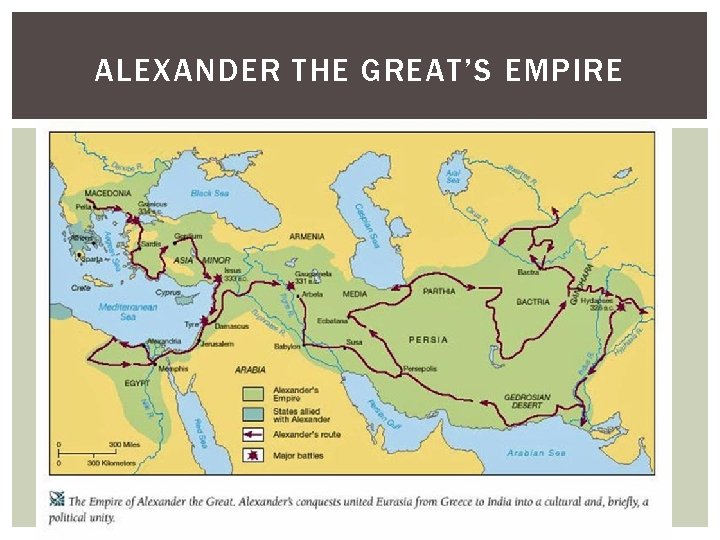 ALEXANDER THE GREAT’S EMPIRE 