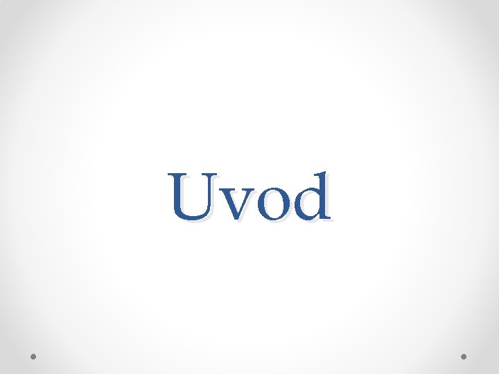 Uvod 
