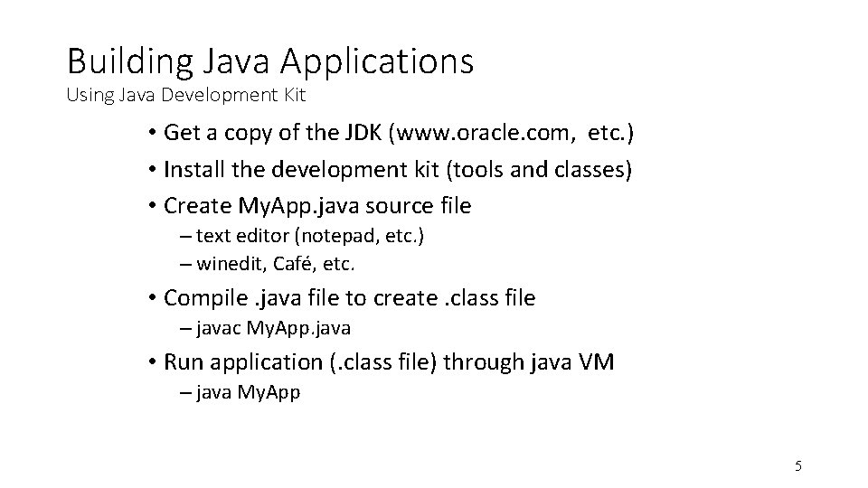 Intro to Java CS TCPIP Sockets in Java