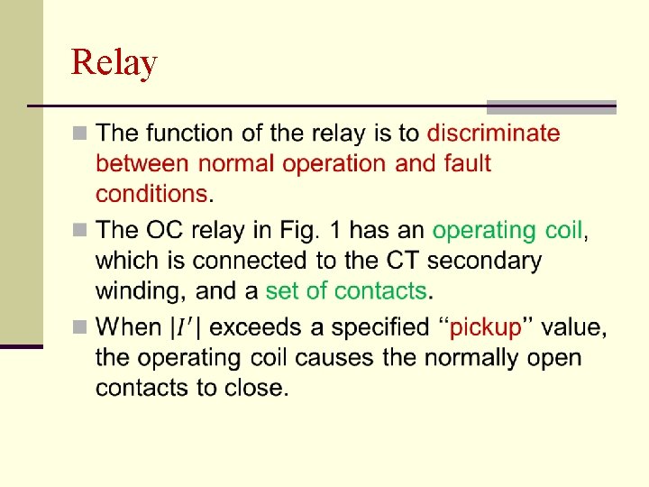 Relay n 