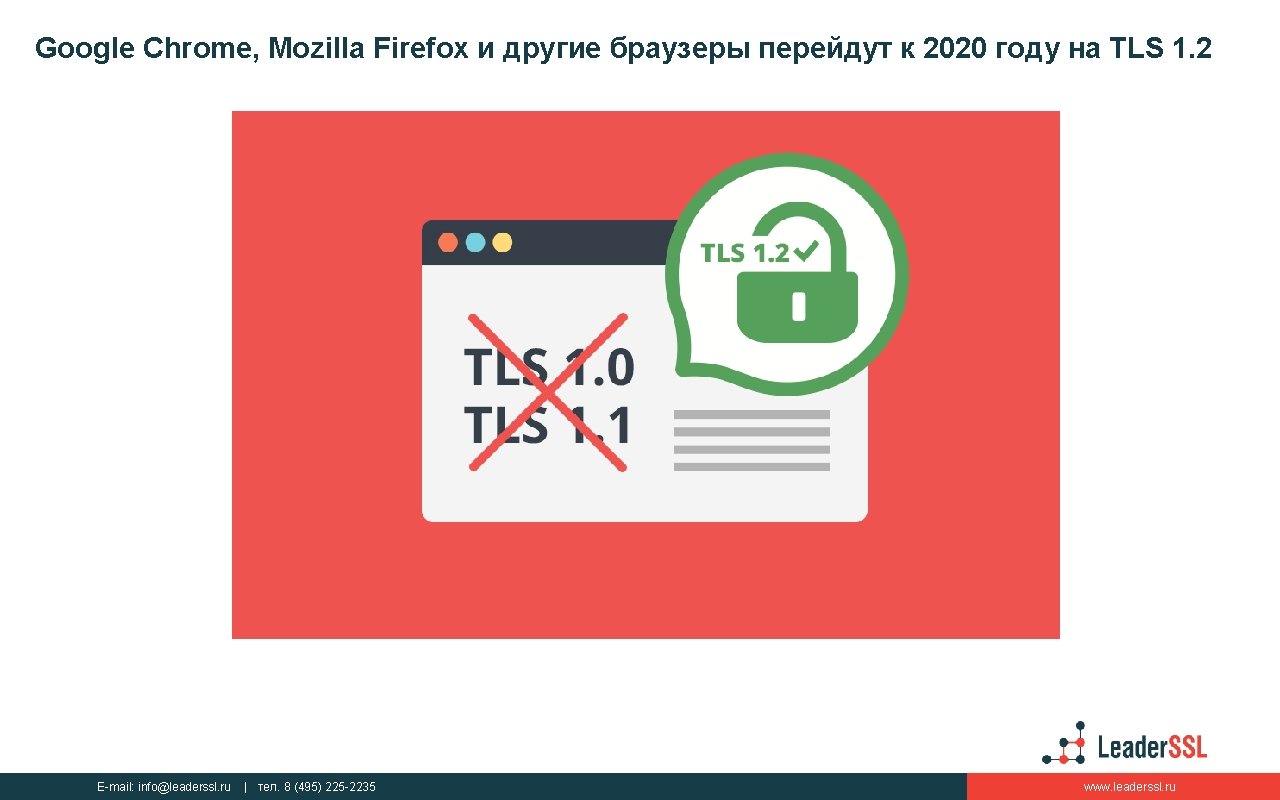 Google Chrome, Mozilla Firefox и другие браузеры перейдут к 2020 году на TLS 1.