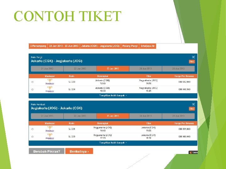 CONTOH TIKET 