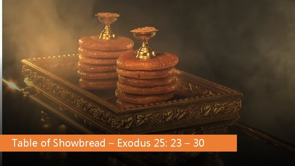 Table of Showbread – Exodus 25: 23 – 30 Table of Showbread – Exodus 25: 23 – 30
