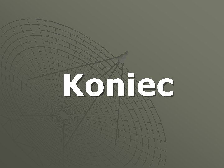 Koniec 