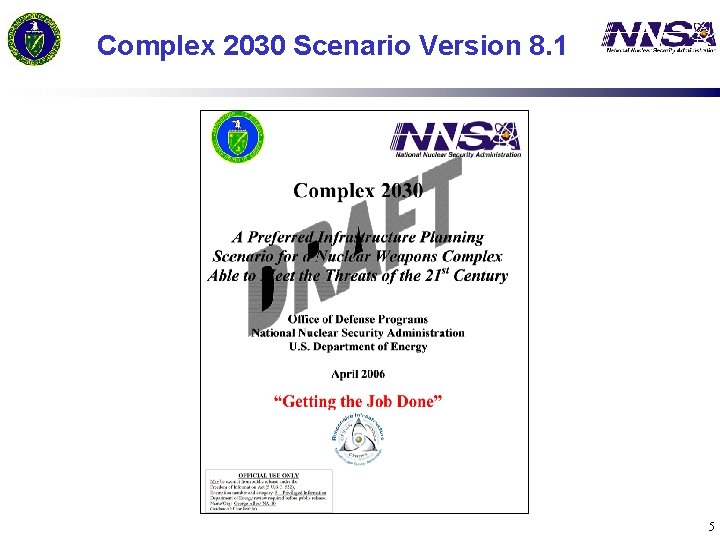 Complex 2030 Scenario Version 8. 1 5 