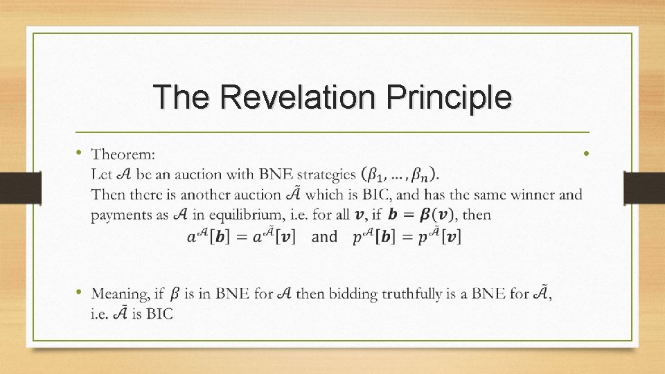 The Revelation Principle • 