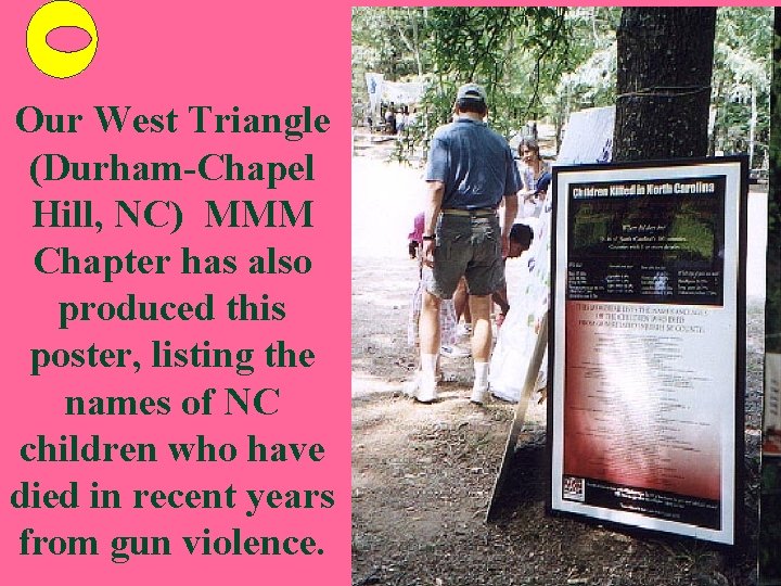 Our West Triangle (Durham-Chapel Hill, NC) MMM Chapter has also produced this poster, listing