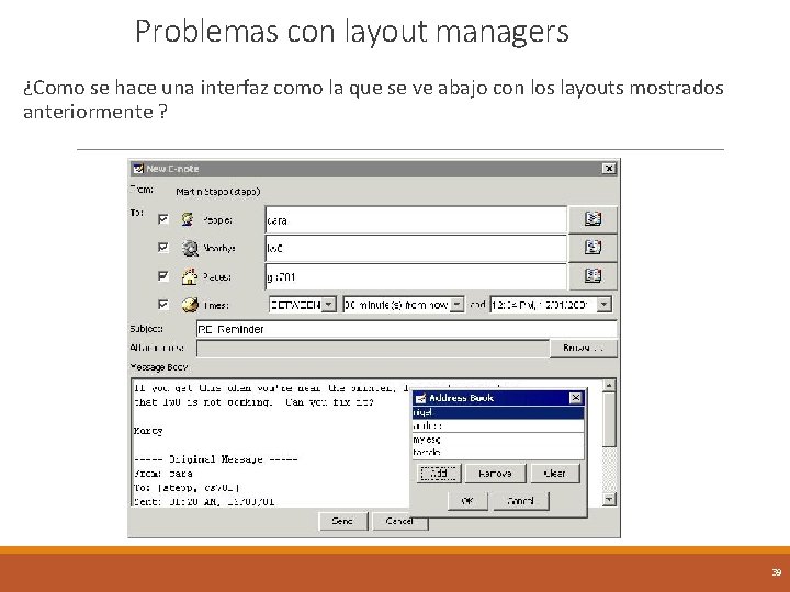 Problemas con layout managers ¿Como se hace una interfaz como la que se ve